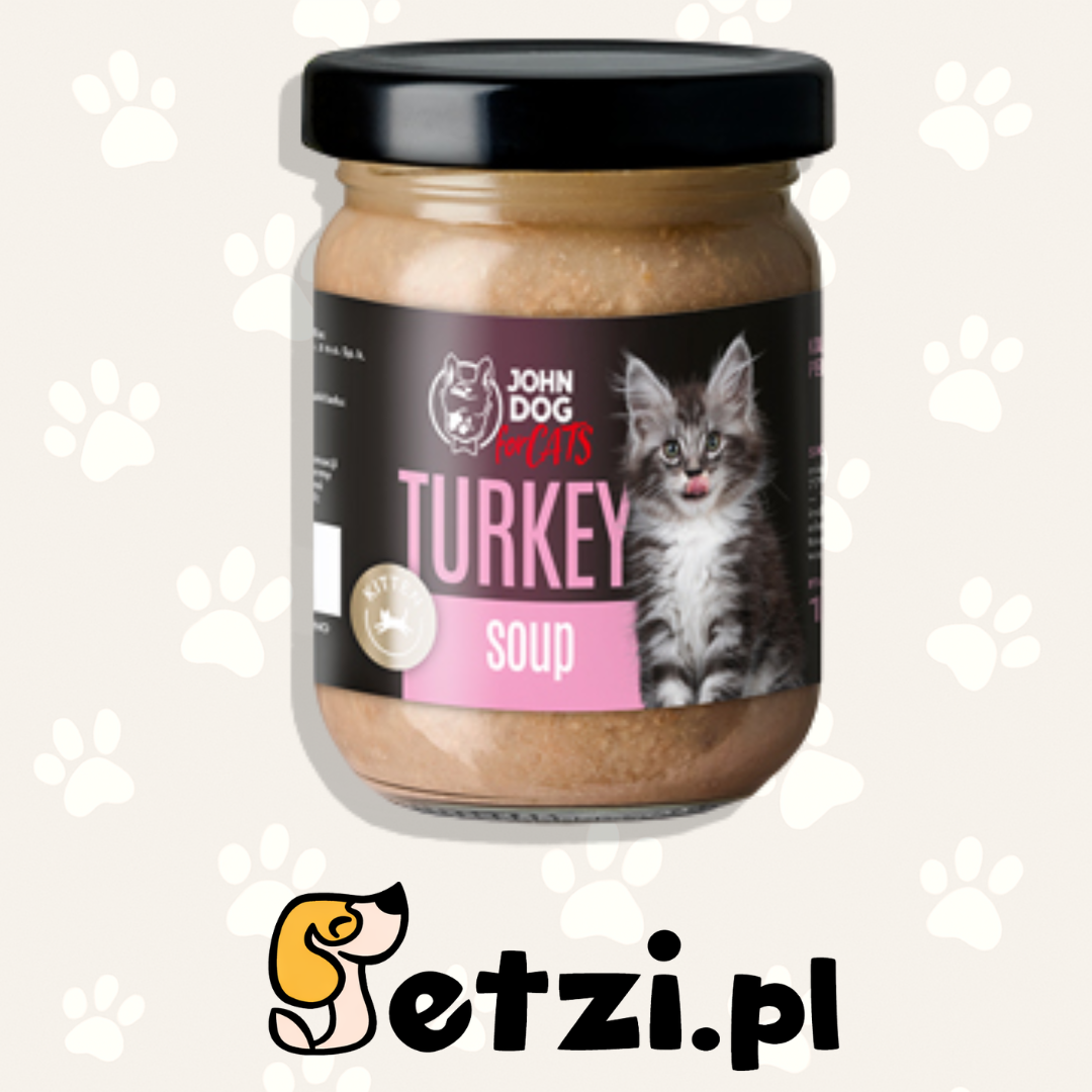 JOHN DOG MOKRA KARMA KOT KITTEN ZUPA INDYK 100G