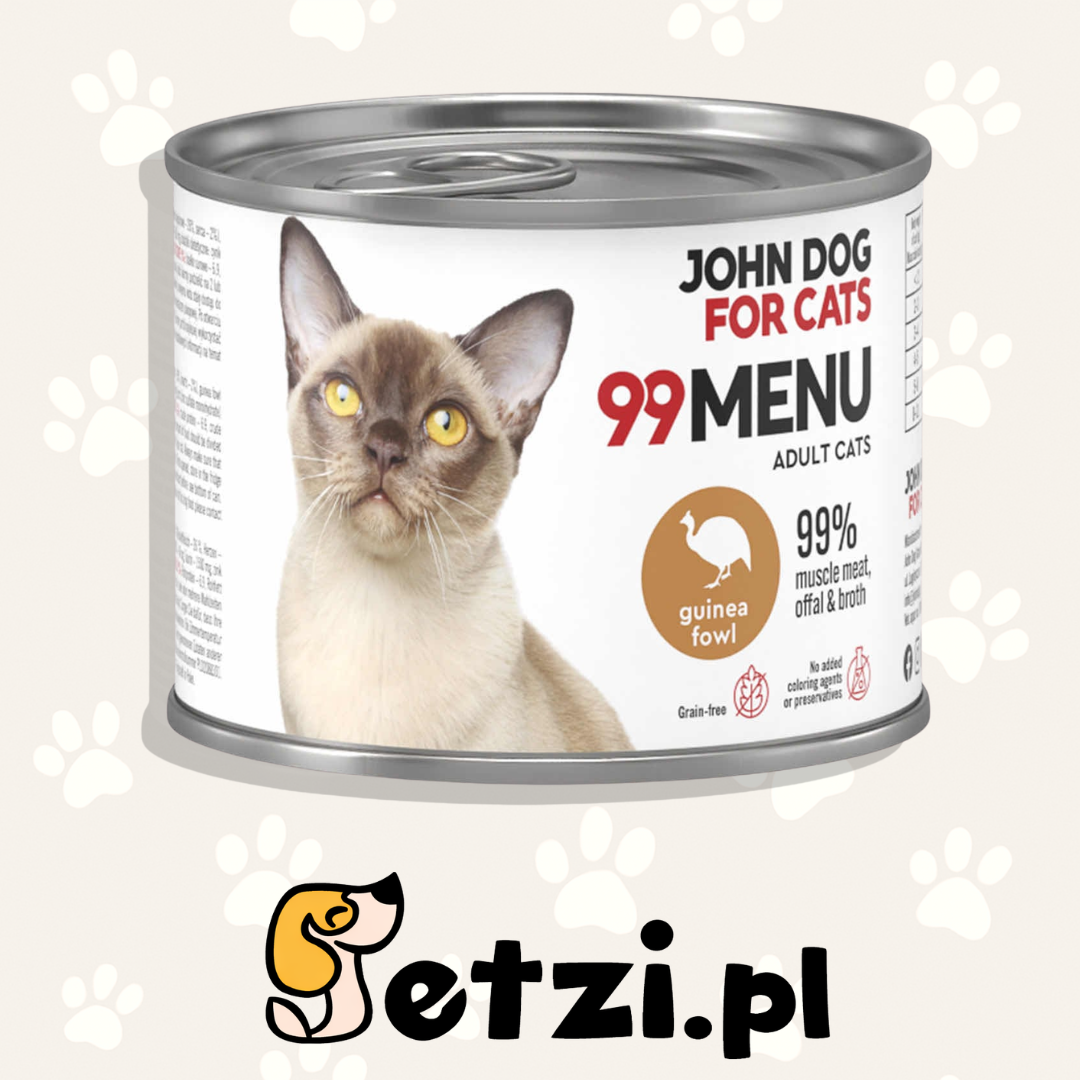 JOHN DOG 99MENU MOKRA KARMA KOT PERLICZKA 200G