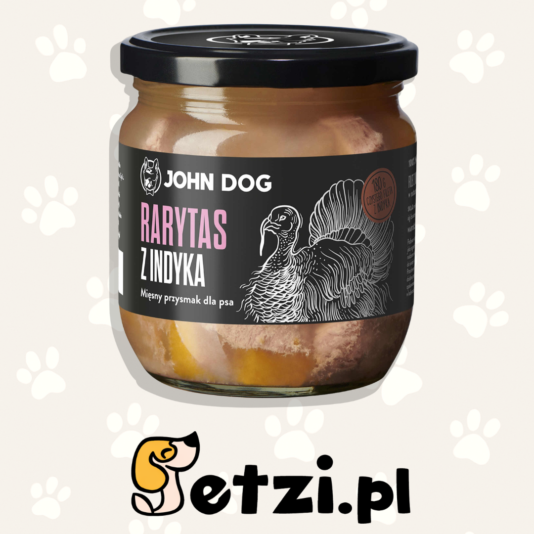 JOHN DOG RARYTAS PREMIUM DLA PSA Z INDYKA