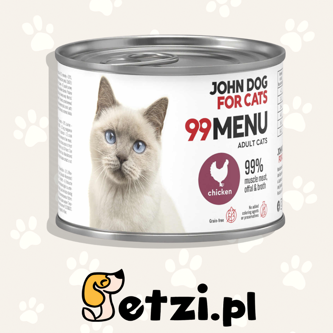JOHN DOG 99MENU MOKRA KARMA KOT KURCZAK 200G