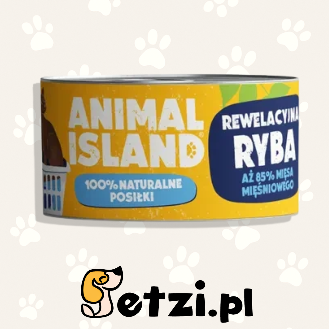 ANIMAL ISLAND MOKRA KARMA KOT MONO RYBA 100G
