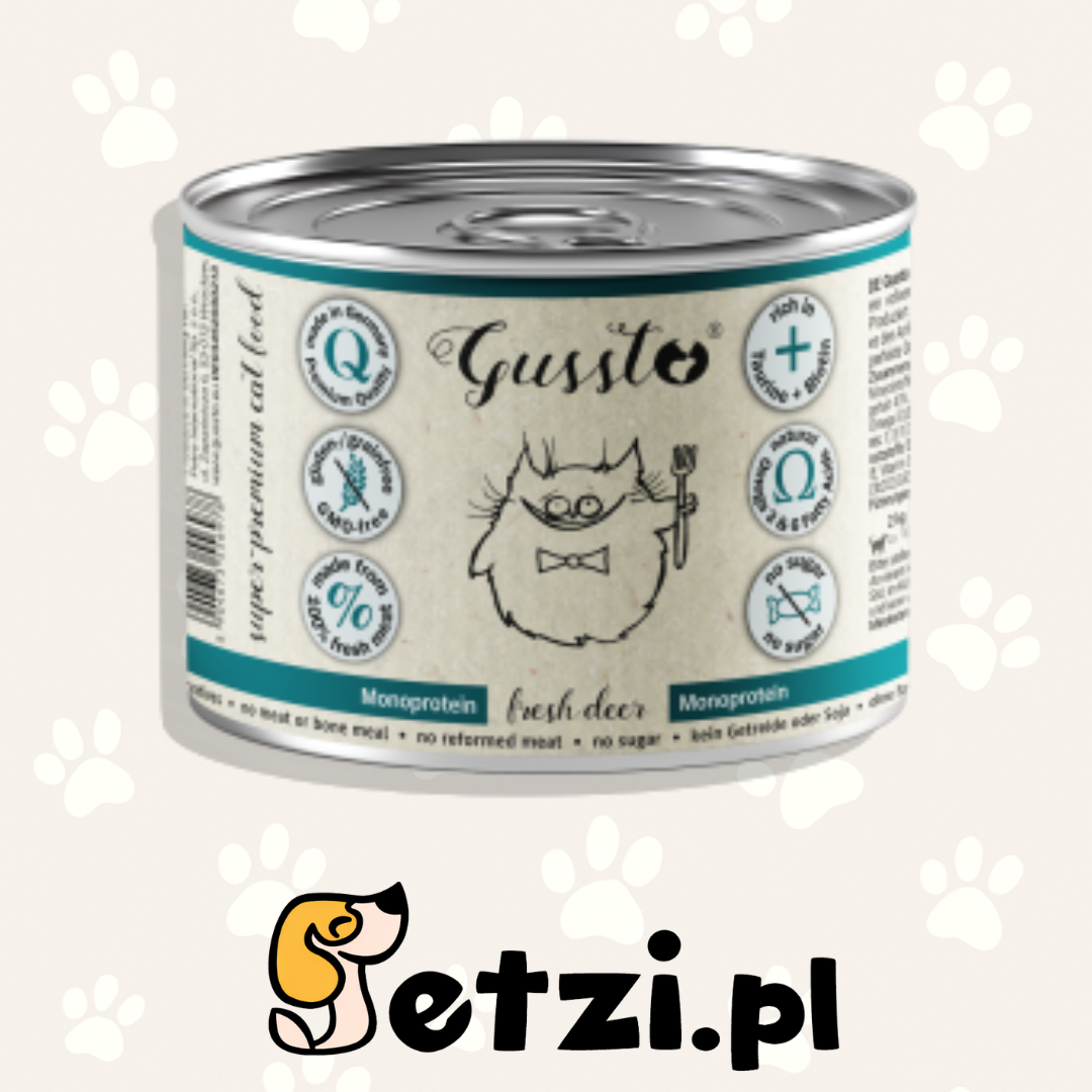 GUSSTO MOKRA KARMA KOT FRESH DEER 200G
