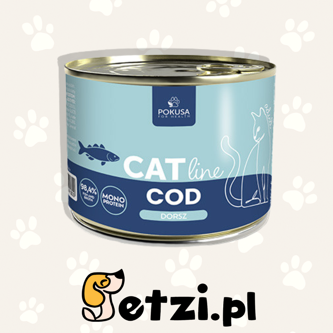 POKUSA CAT LINE MOKRA KARMA KOT COD 200G