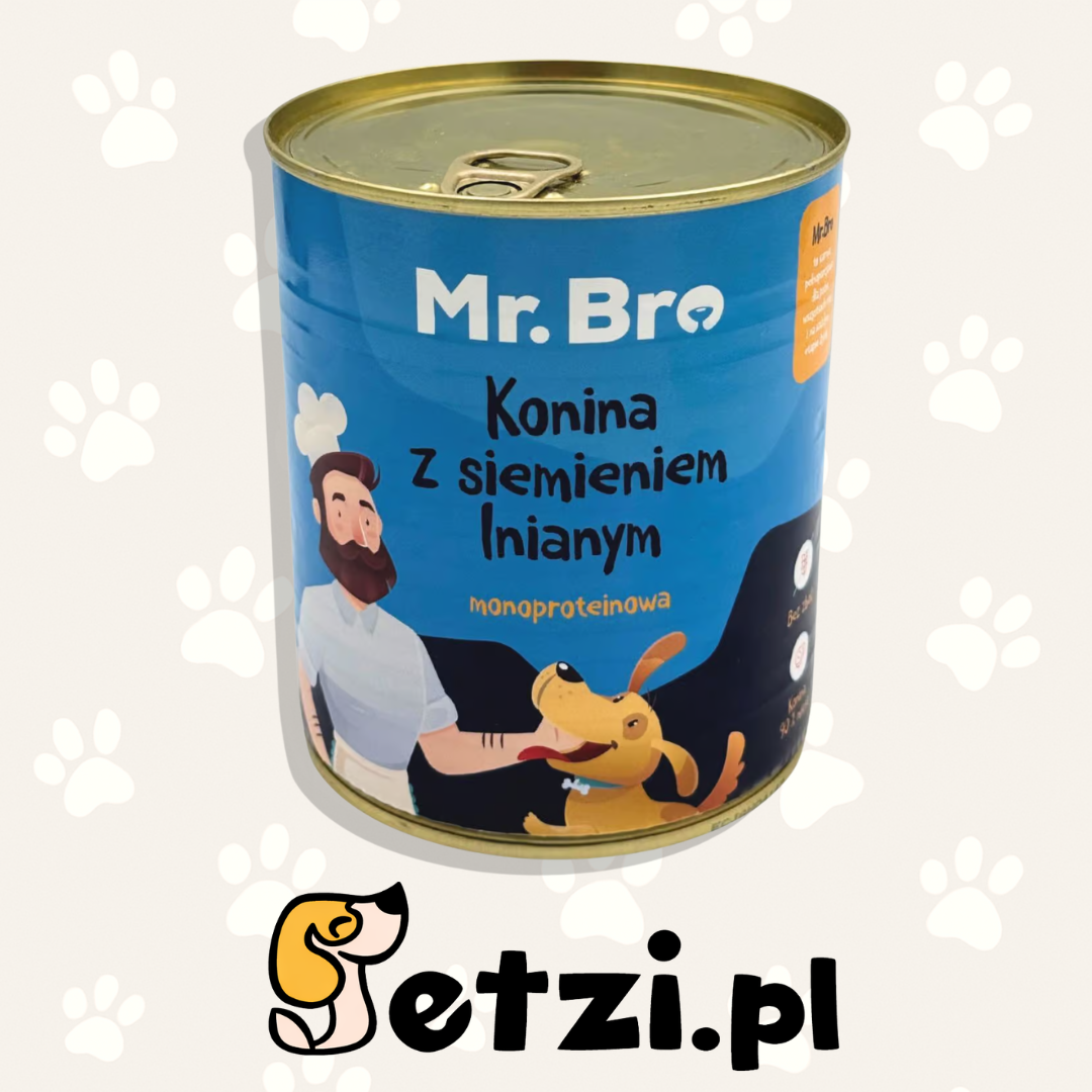 MR BRO KONINA Z SIEMIENIEM LNIANYM 800G
