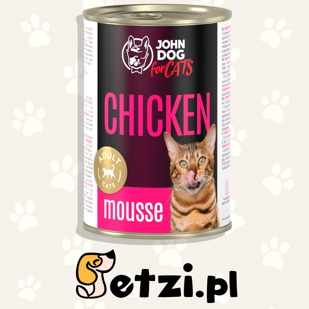 JOHN DOG MOKRA KARMA KOT MUS KURCZAK 400 G