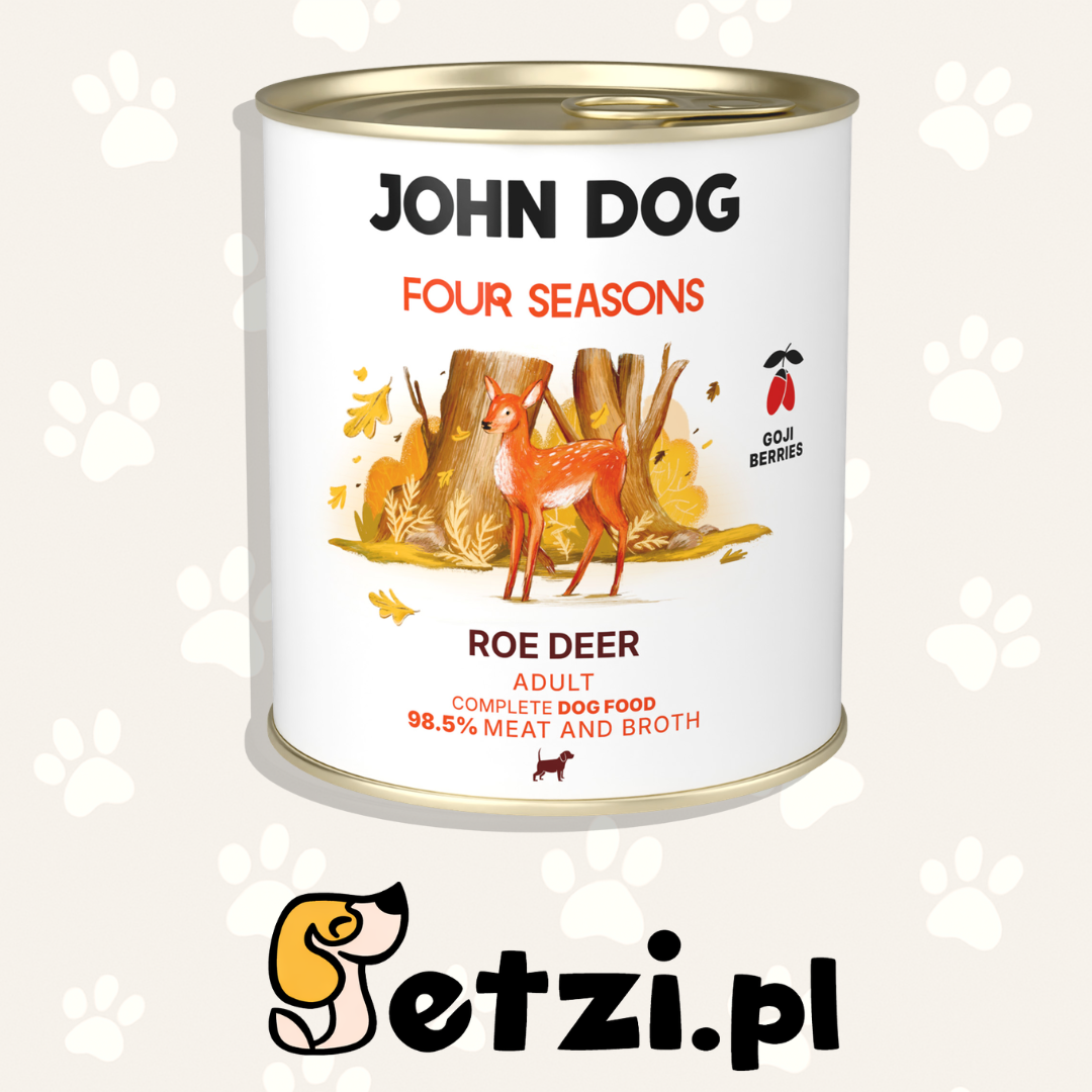 JOHN DOG FOUR SEASONS MOKRA KARMA PIES SARNA 800G