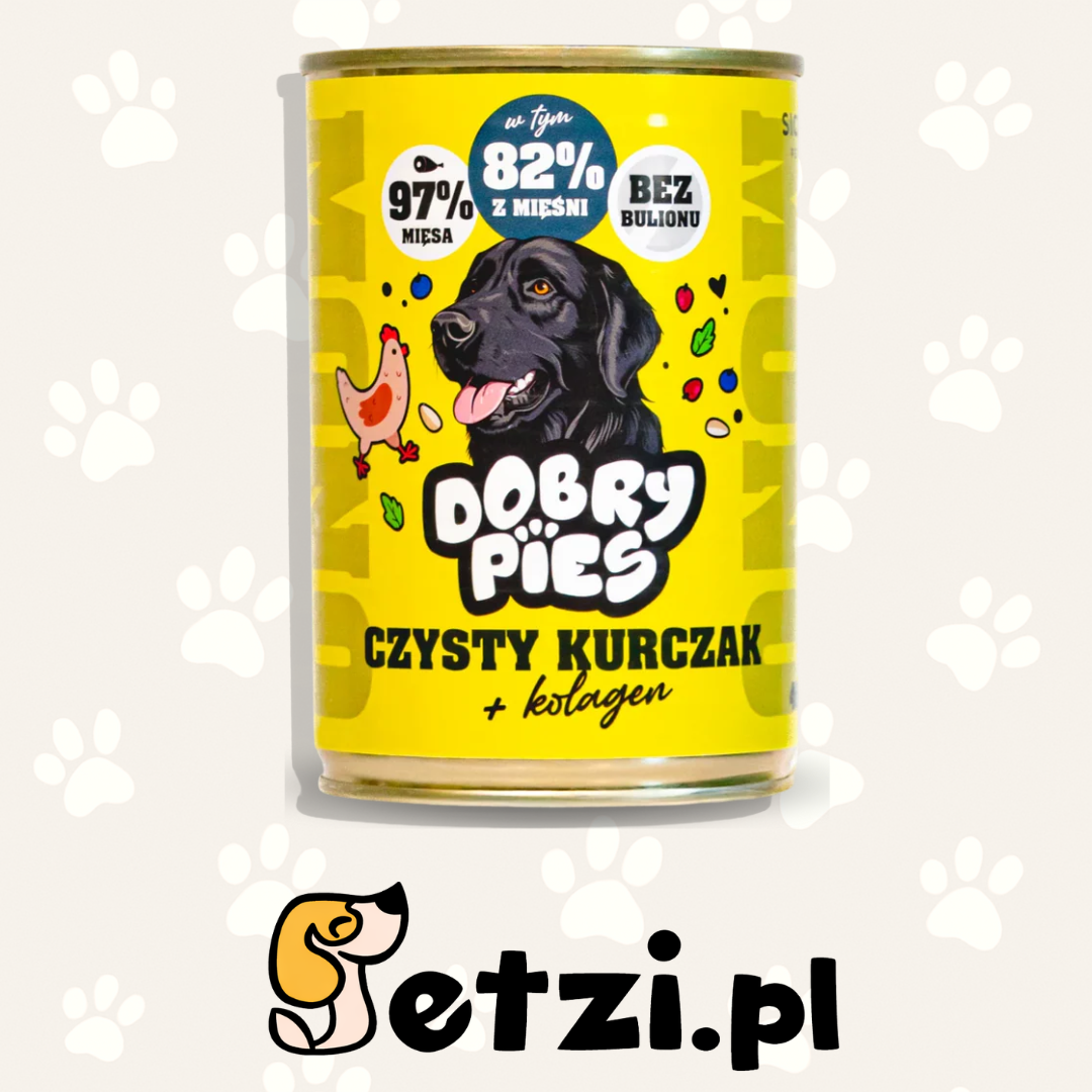 DOBRY PIES MONO MOKRA KARMA PIES CZYSTY KURCZAK 400G