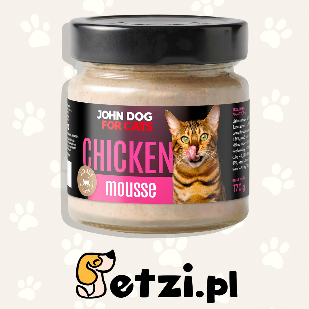 JOHN DOG MOKRA KARMA KOT MUS KURCZAK 170G