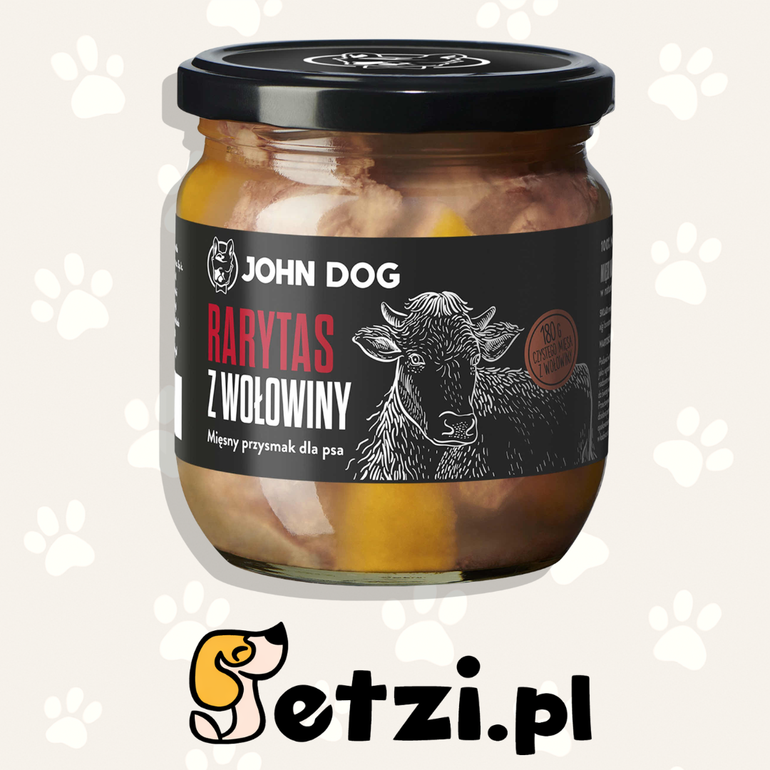 JOHN DOG RARYTAS PREMIUM DLA PSA Z WOŁOWINY