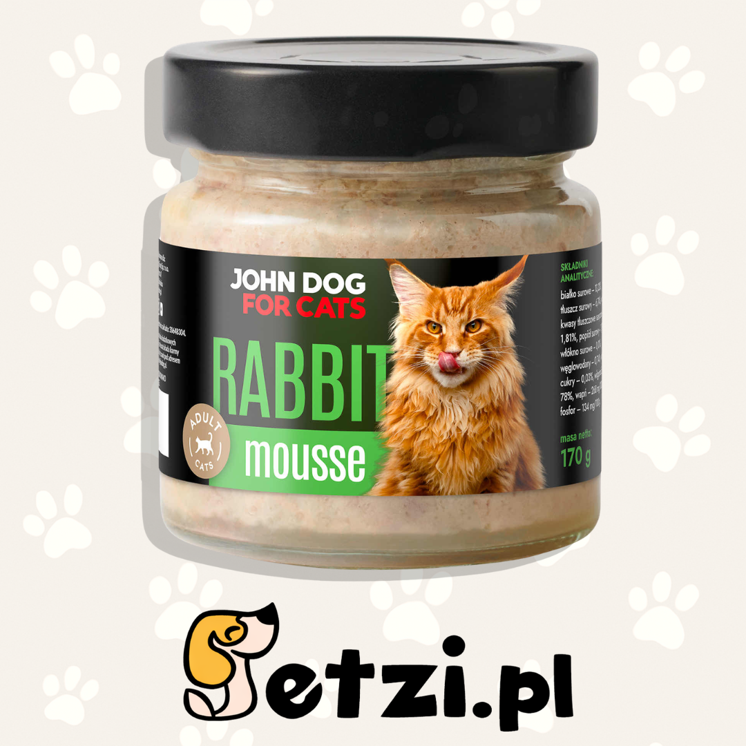 JOHN DOG MOKRA KARMA KOT MUS KRÓLIK 170G