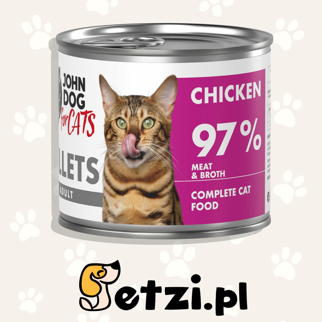 JOHN DOG MOKRA KARMA KOT KITTEN FILETY KURCZAK 140 G