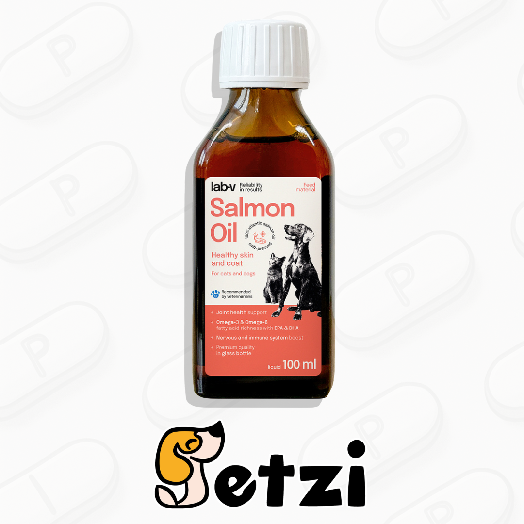 LAB V SALMON OIL - OLEJ SZKLANA BUTELKA 100ML