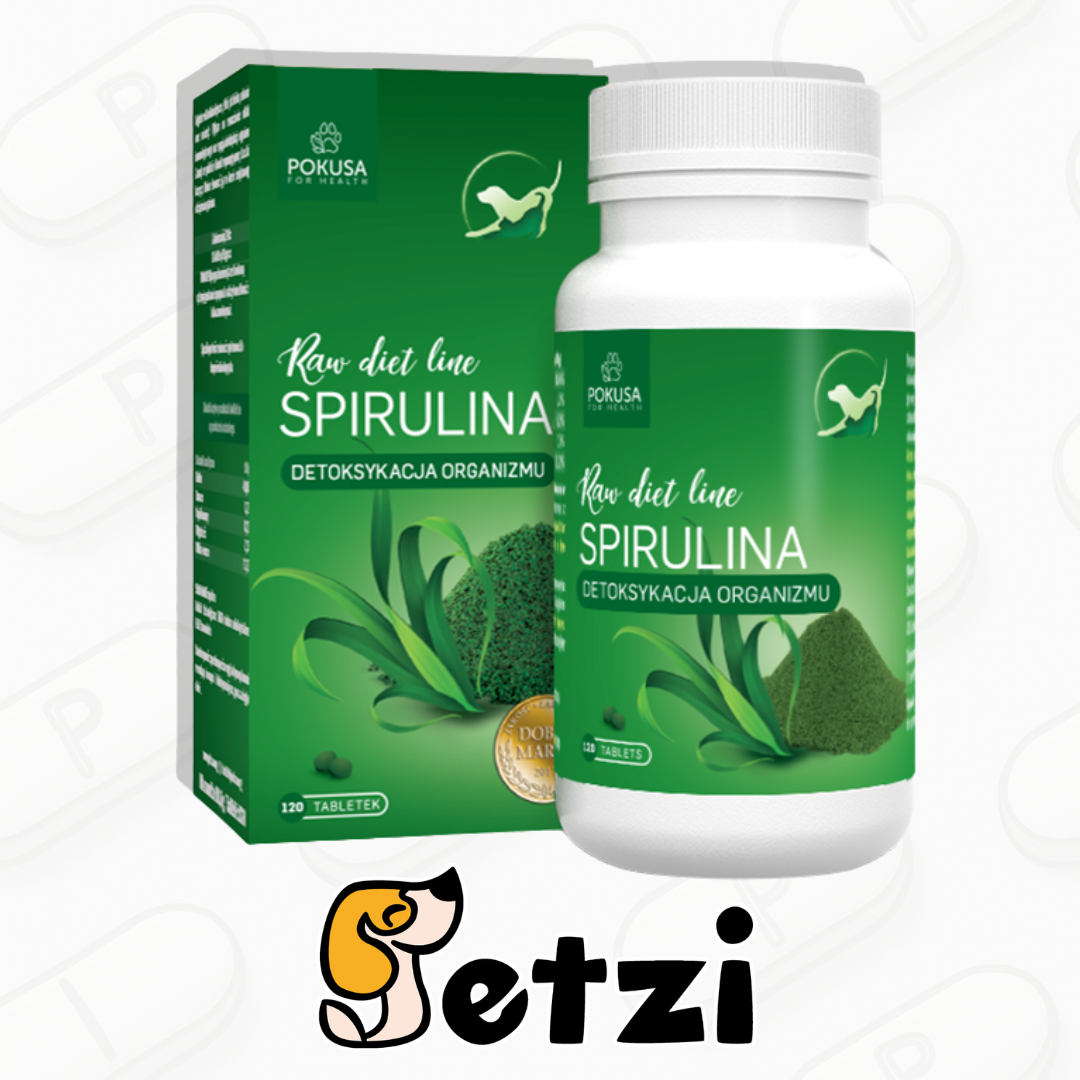 POKUSA RAWDIETLINE SPIRULINA 120 TABLETEK