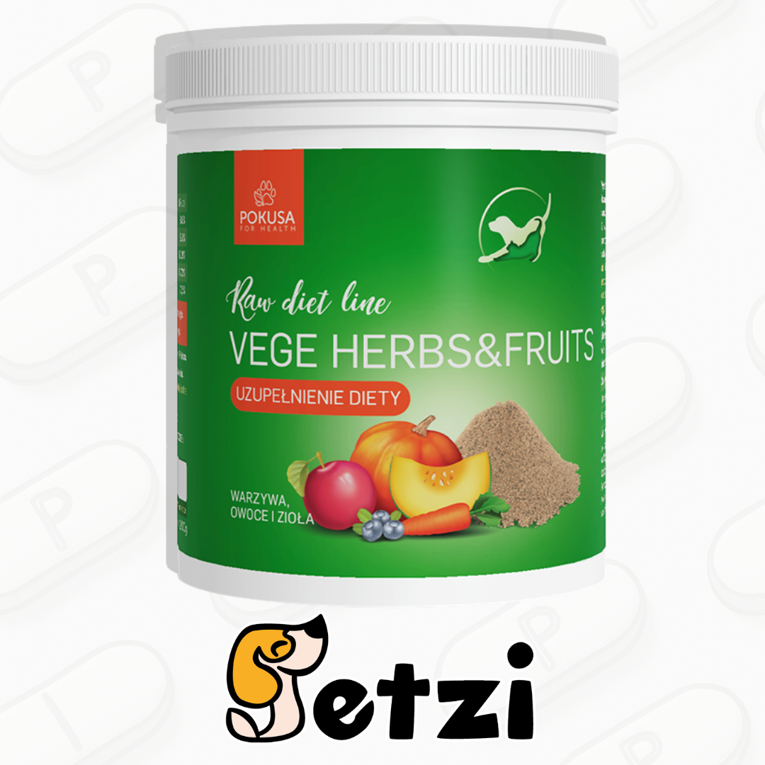 POKUSA RAW DIET LINE VEGE HERBS AND FRUITS 200G