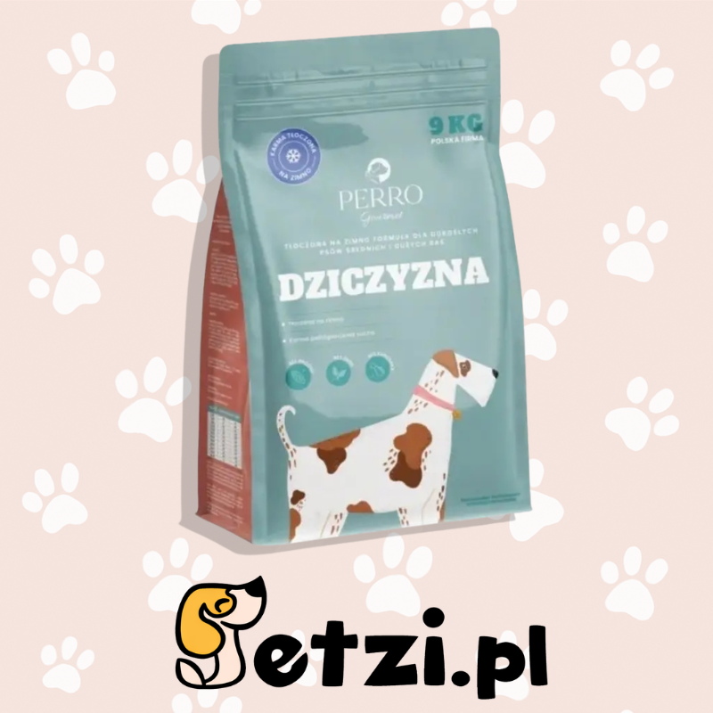 PERRO GOURMET SUCHA KARMA PIES TŁOCZONA NA ZIMNO DZICZYZNA 9KG