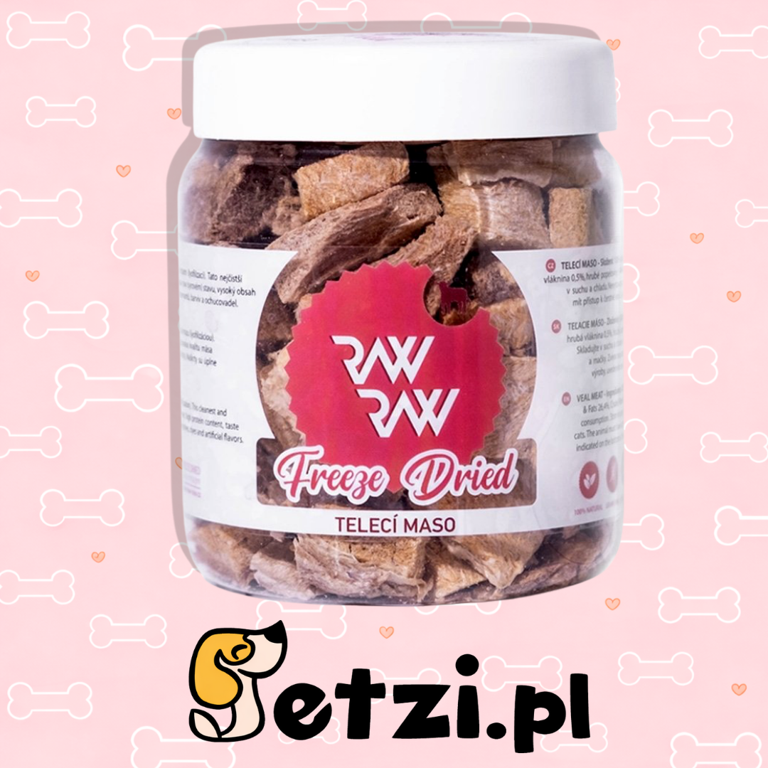 RAW RAW LIOFILIZOWANA CIELĘCINA 70G