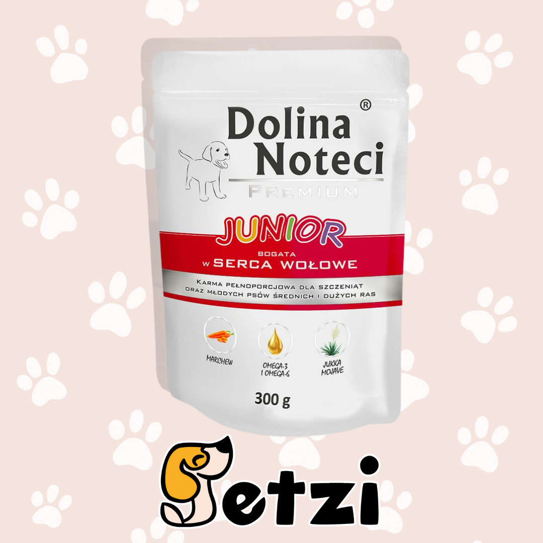 DOLINA NOTECI PREMIUM MOKRA KARMA DLA SZCZENIĄT – RÓŻNE SMAKI