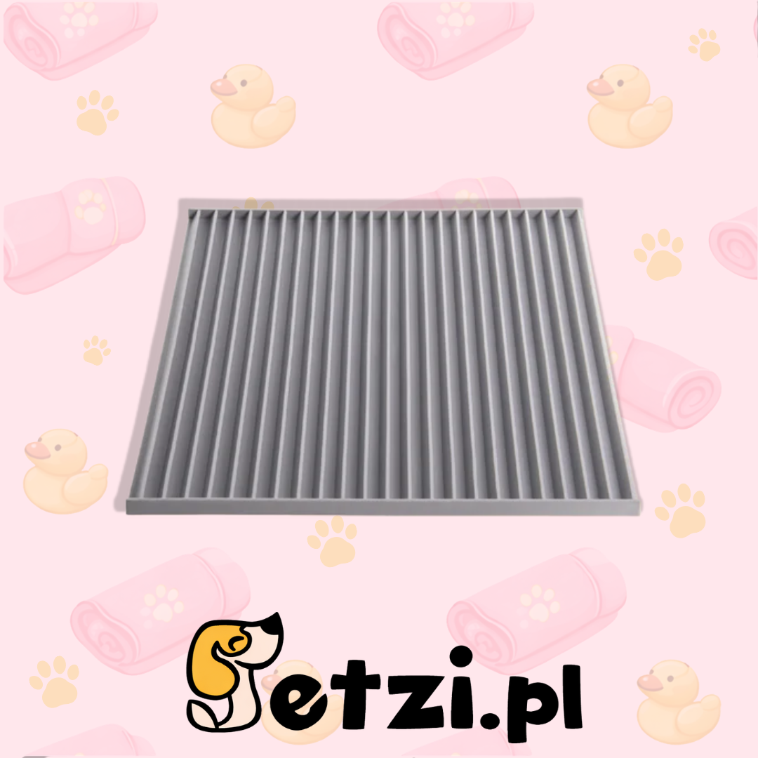 FIBOO MATA PRZED KUWETĘ 30X30 CIEMNY SZARY