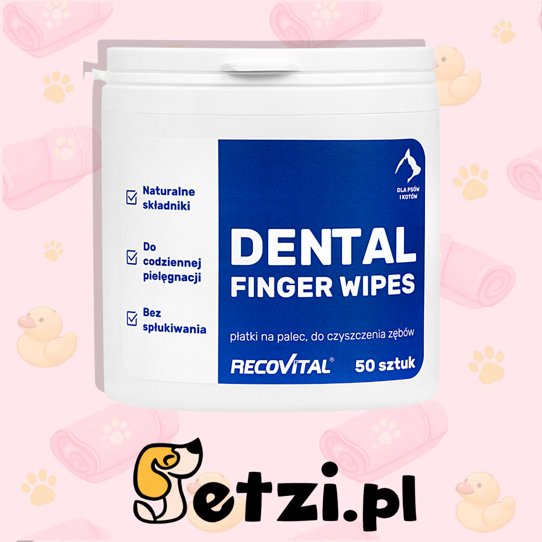 RECOVITAL DENTAL FINGER WIPES 50SZT