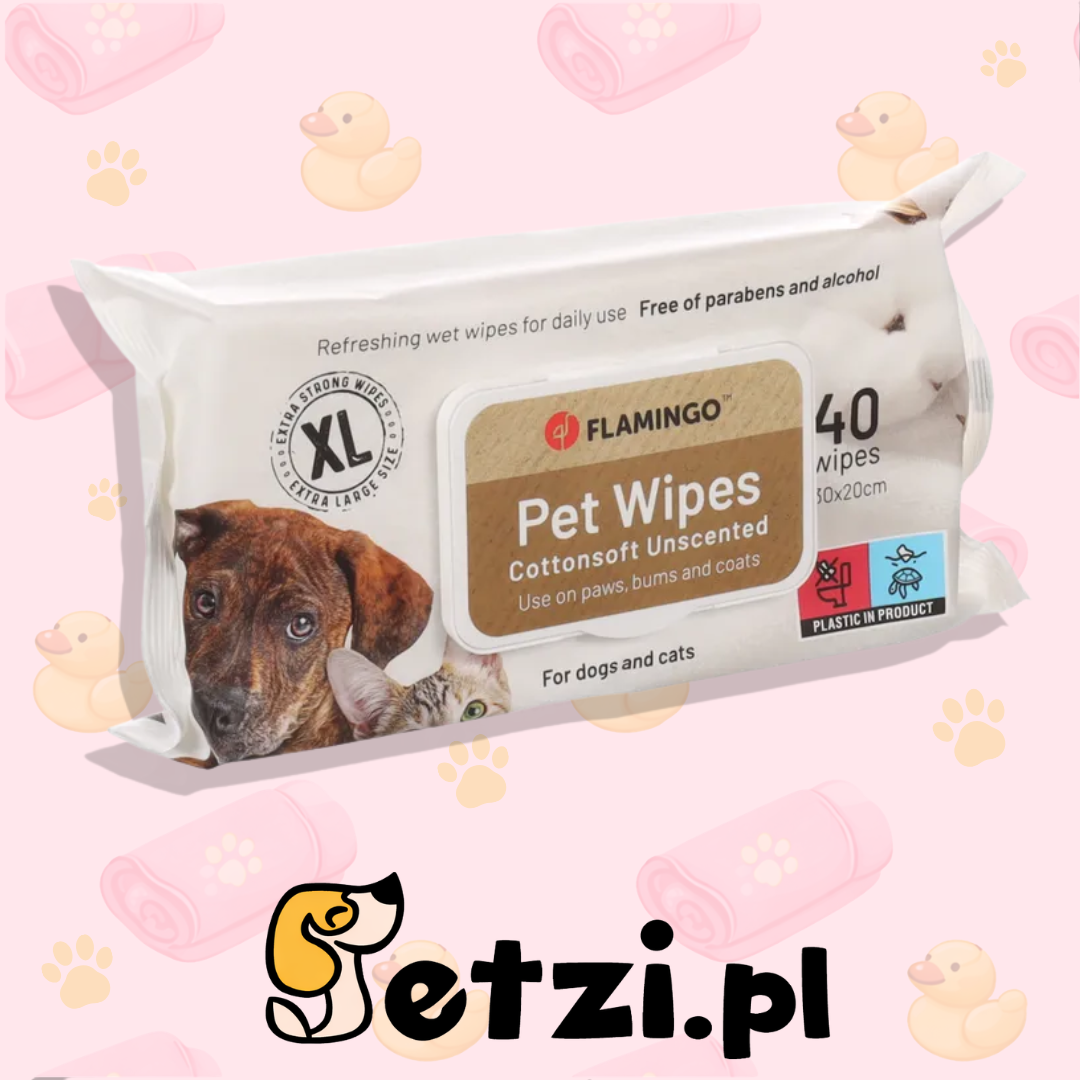 FLAMINGO UNIVERSAL WIPES REINI NEUTRAL XL EXTRA STRONG 40PCS 30X20CM DISPLAY