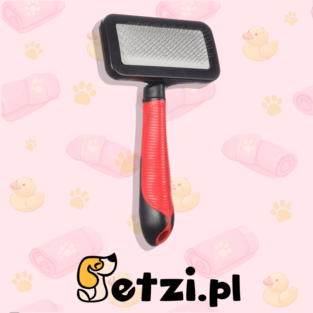 FLAMINGO SLICKER BRUSH SOFT + HANDLE PREMIUM M