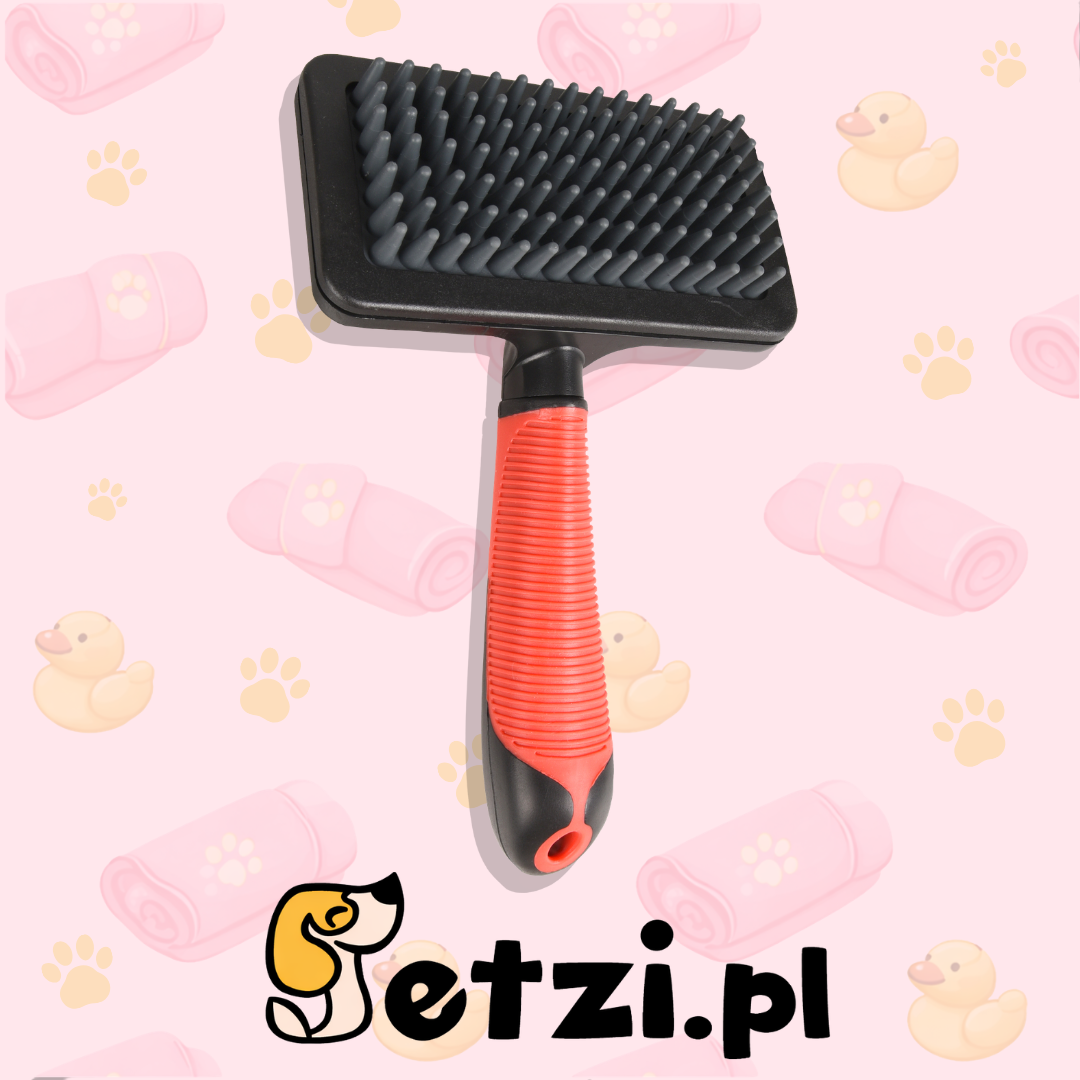 FLAMINGO MASSAGE BRUSH + HANDLE PREMIUM LARGE