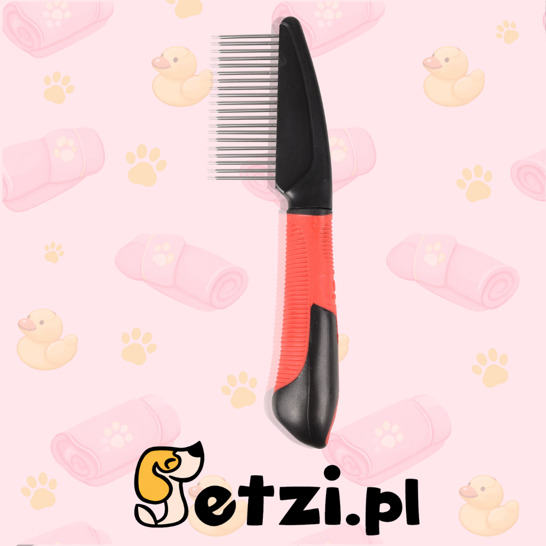 FLAMINGO COMB ROTATING TEETH + HANDLE PREMIUM COARSE