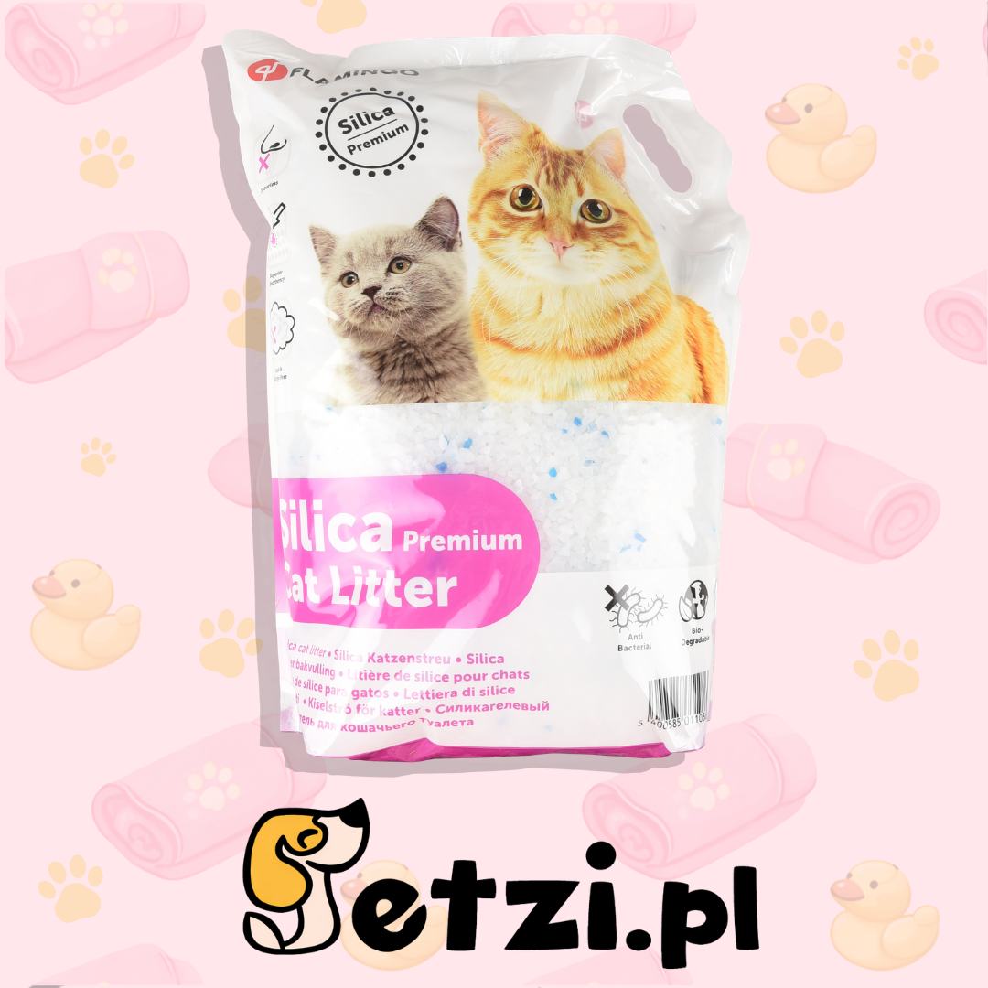FLAMINGO CAT LITTER SILICA COARSE-GRAINED 10L