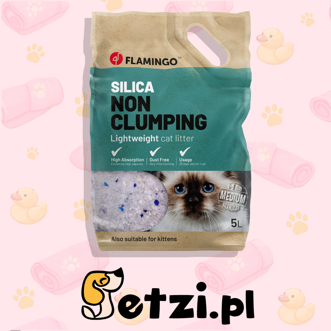 FLAMINGO CAT LITTER SILICA MEDIUM 5L