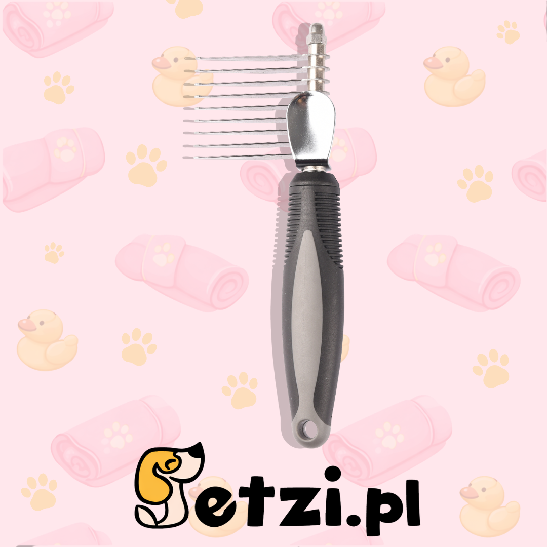 FLAMINGO DEMATTING COMB LONG STRAIGHT COMFORT