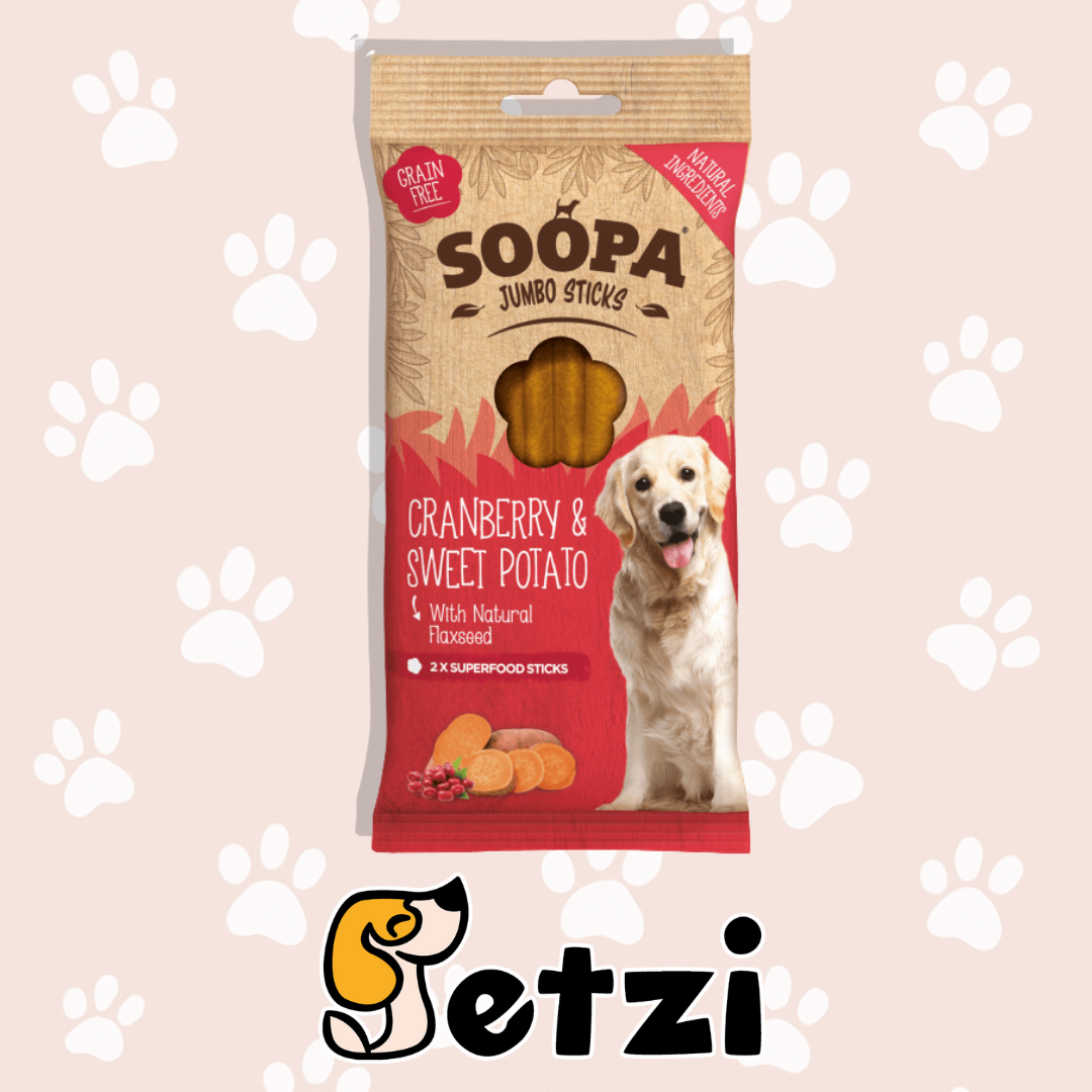 SOOPA JUMBO WEGE DENTAL STICKS - RÓŻNE SMAKI - WERSJA DLA WIĘKSZYCH PSIAKÓW!