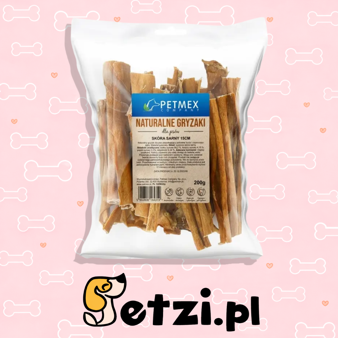 PETMEX SKÓRA SARNY 15CM 200G