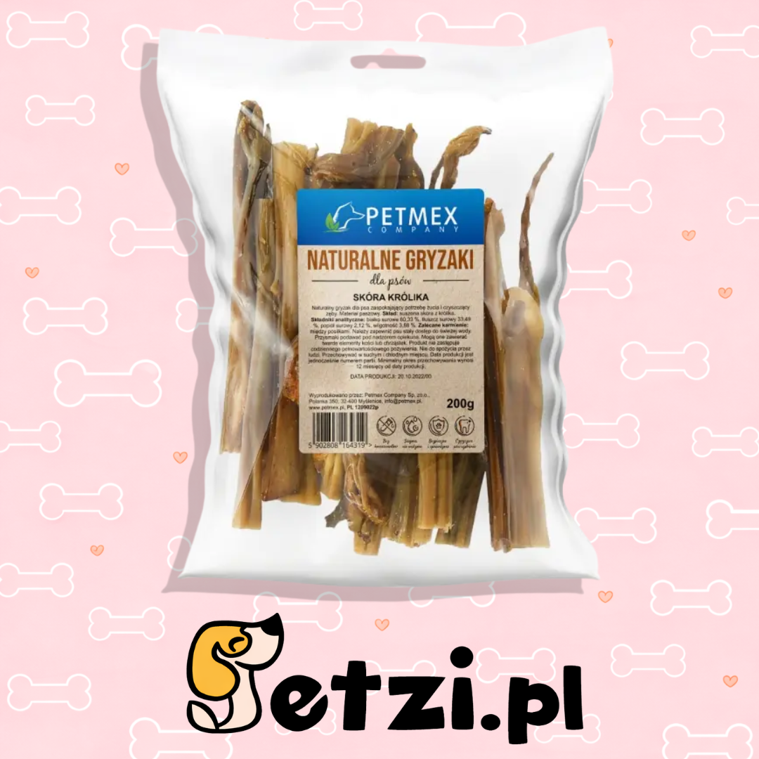 PETMEX SKÓRA KRÓLIKA 200G