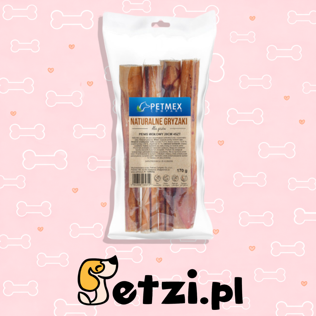 PETMEX PENISY WOŁOWE 20 CM 4SZT