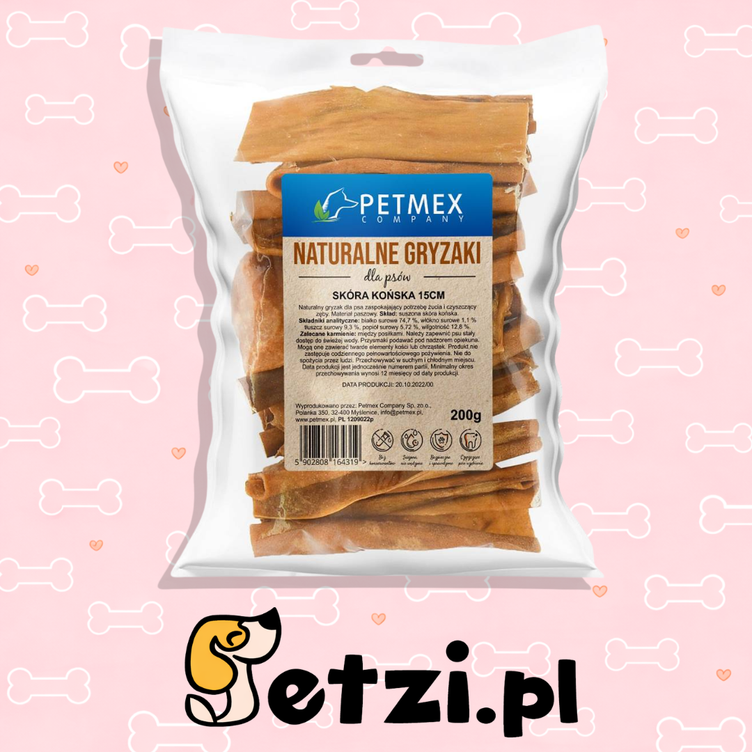 PETMEX SKÓRA KOŃSKA 15CM 200G
