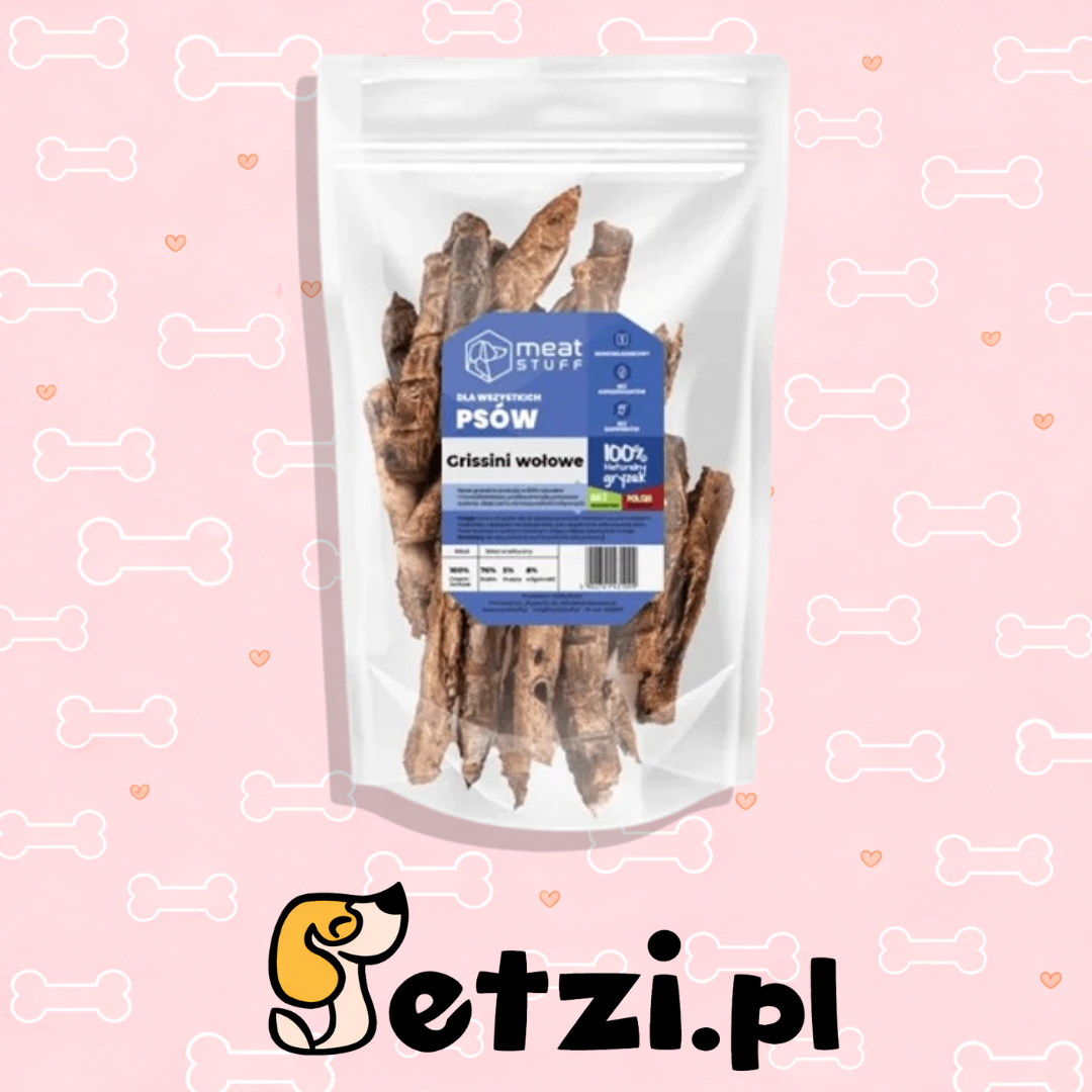MEATSTUFF GRISSINI WOŁOWE 100 G