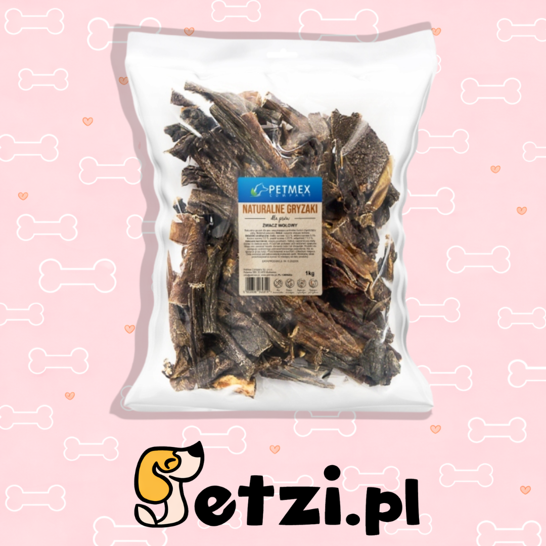 PETMEX ŻWACZ WOŁOWY 1KG
