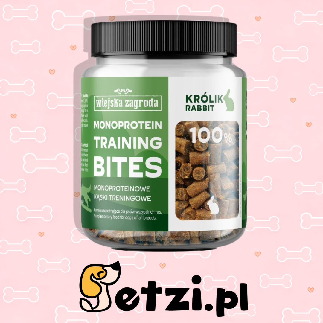 WIEJSKA ZAGRODA MONO TRAINING BITES PP KRÓLIK 150G