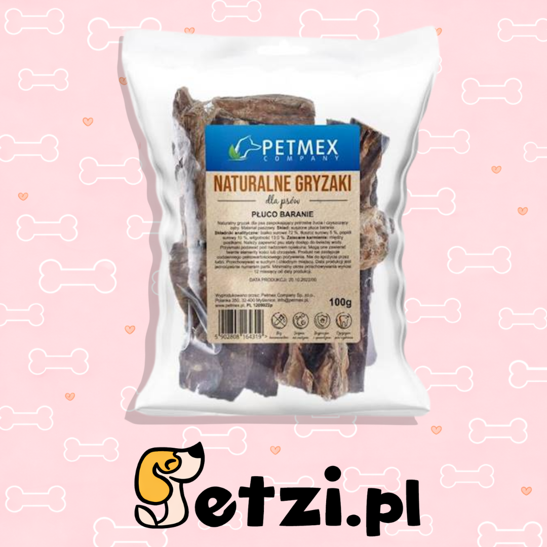 PETMEX PŁUCA BARANIE 100G