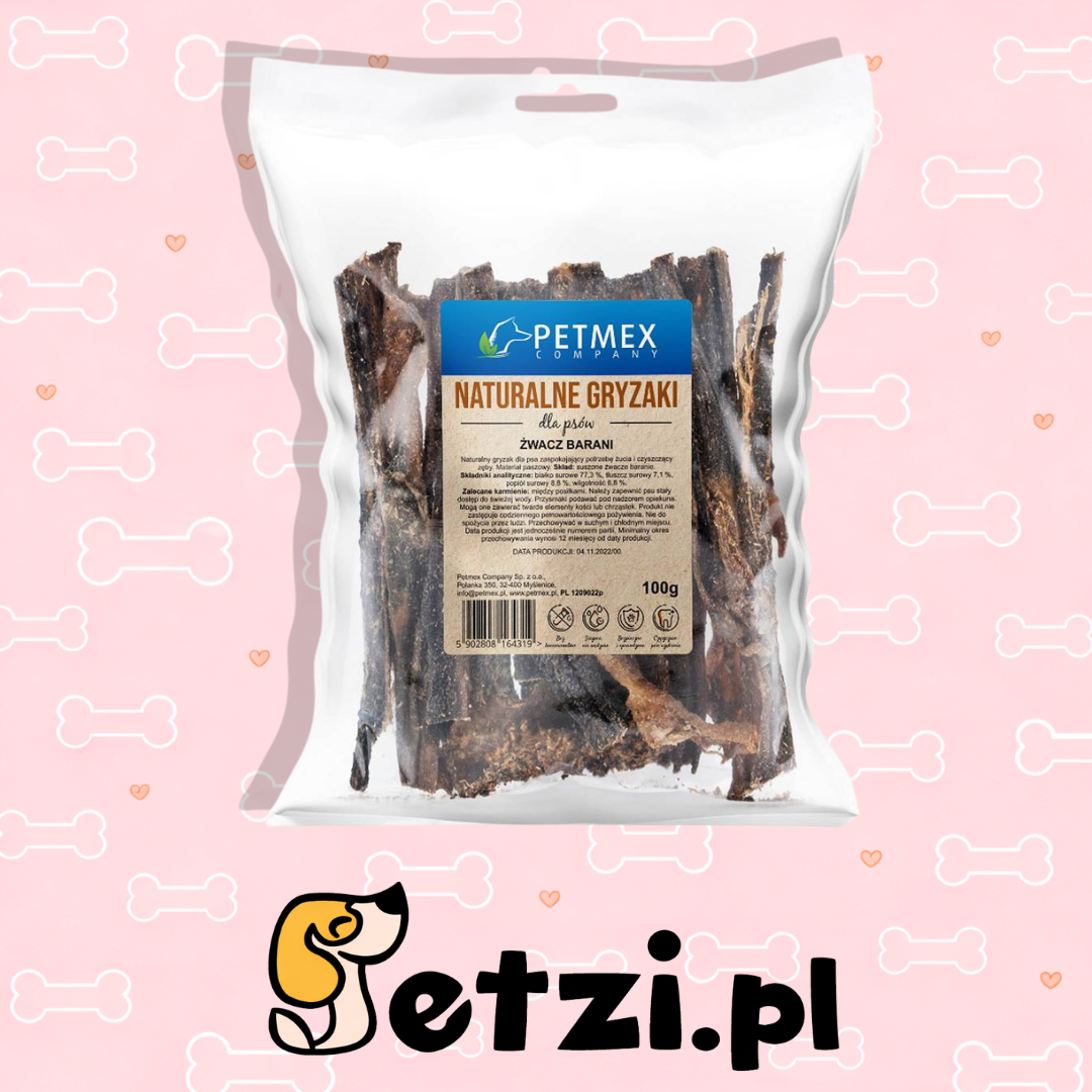 PETMEX ŻWACZ BARANI 100G