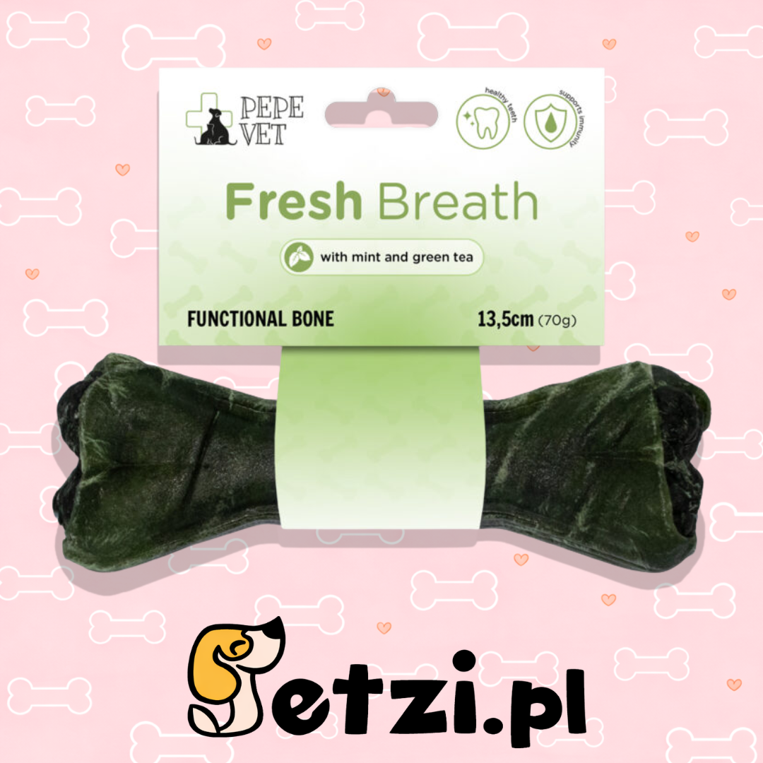 PAKA ZWIERZAKA PEPE VET KOŚĆ FRESH BRATH 13,5CM