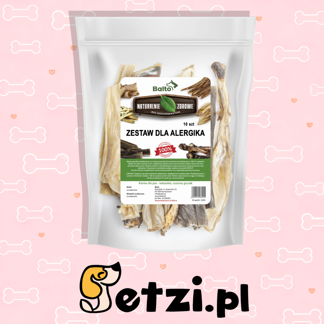 BALTO GRYZAK DLA PSA ZESTAW DLA ALERGIKA 10SZT