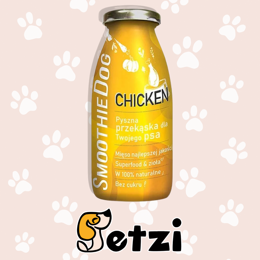 SMOOTHIEDOG - PŁYNNA PRZEKĄSKA DLA PSA - RÓŻNE SMAKI