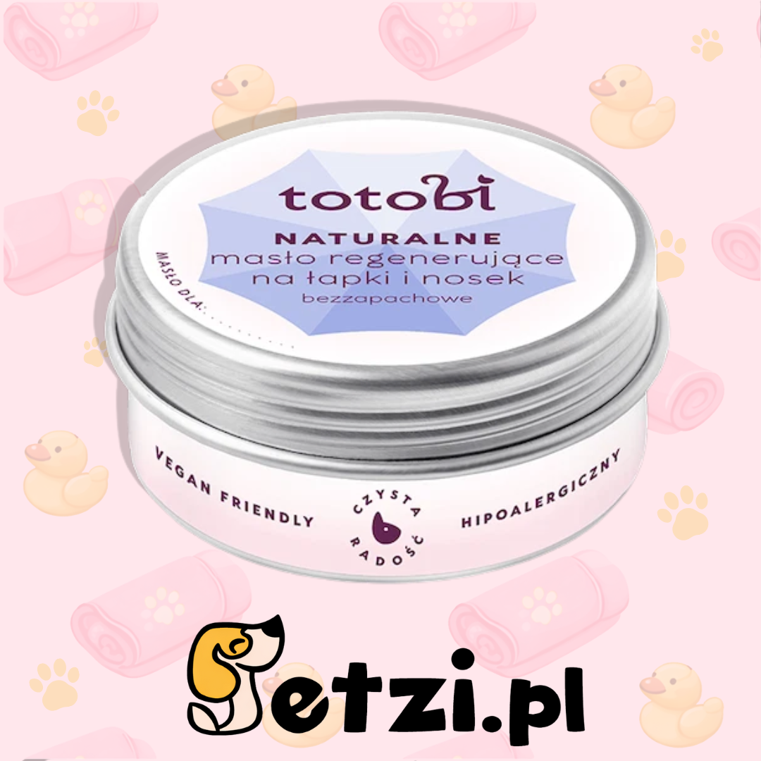 TOTOBI NATURALNE MASEŁKO REGENERUJĄCE NA ŁAPKI I NOSEK 50 ML