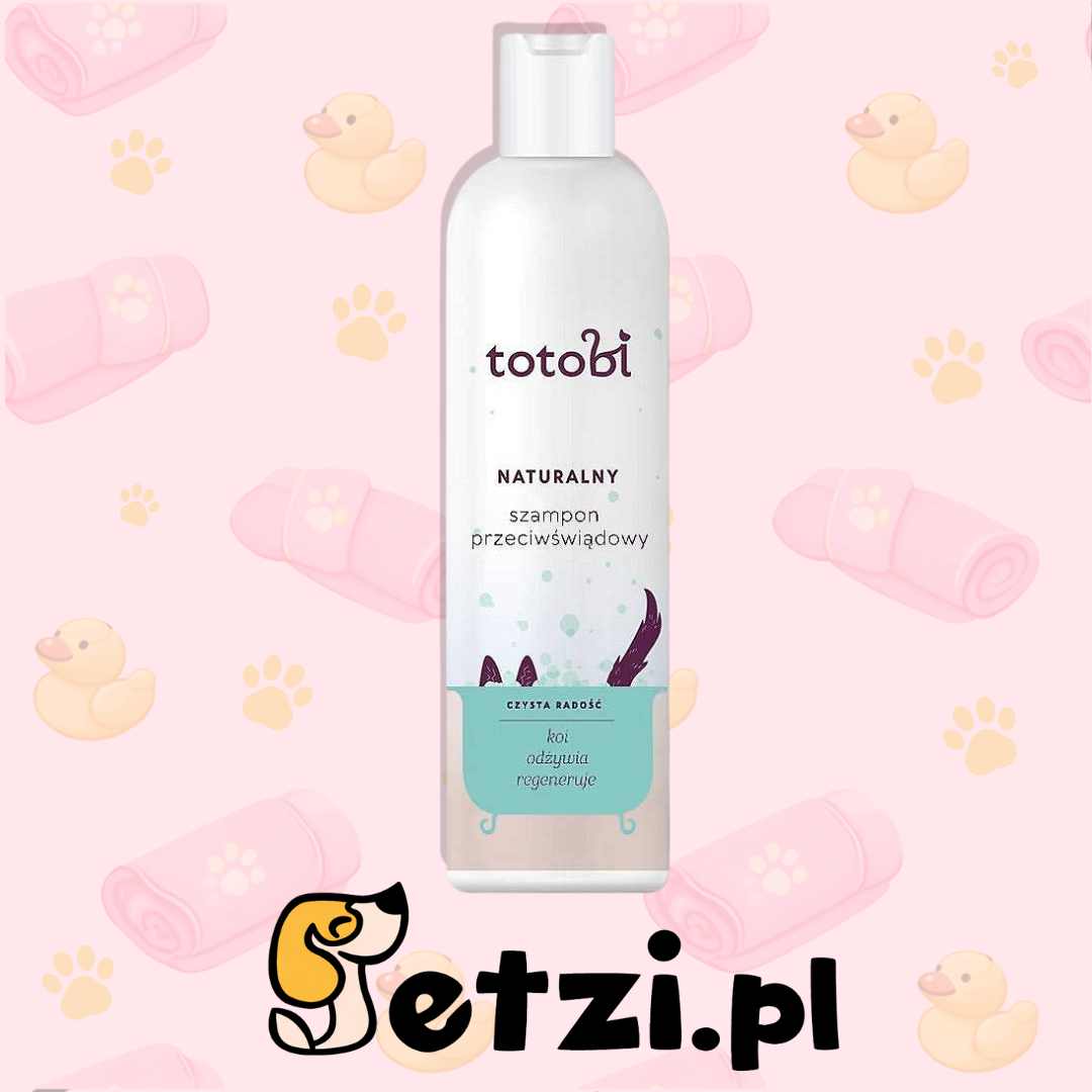 TOTOBI NATURALNY SZAMPON PRZECIWŚWIĄDOWY 300ML