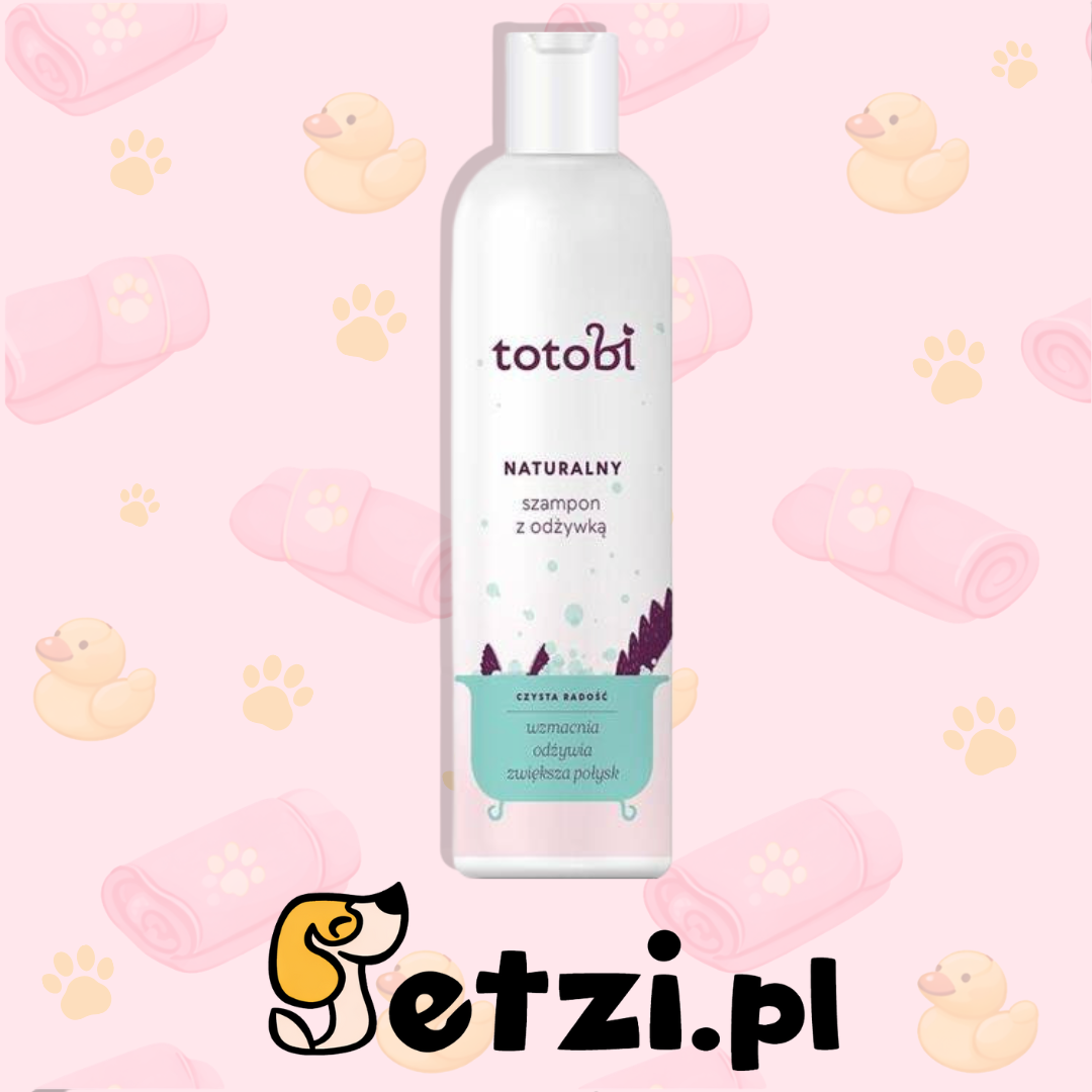 TOTOBI NATURALNY SZAMPON Z ODŻYWKĄ 2W1 300ML