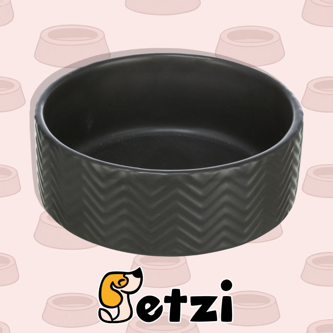 TRIXIE MISKA CERAMICZNA DLA PSA/KOTA – CZARNY MAT | RÓŻNE ROZMIARY
