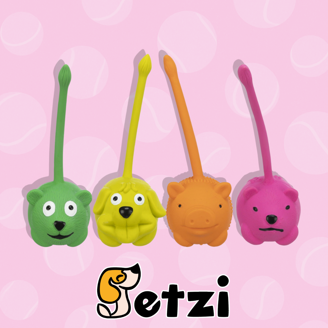 TRIXIE ZABAWKI PIŁKA ZWIERZAK 6CM BOX