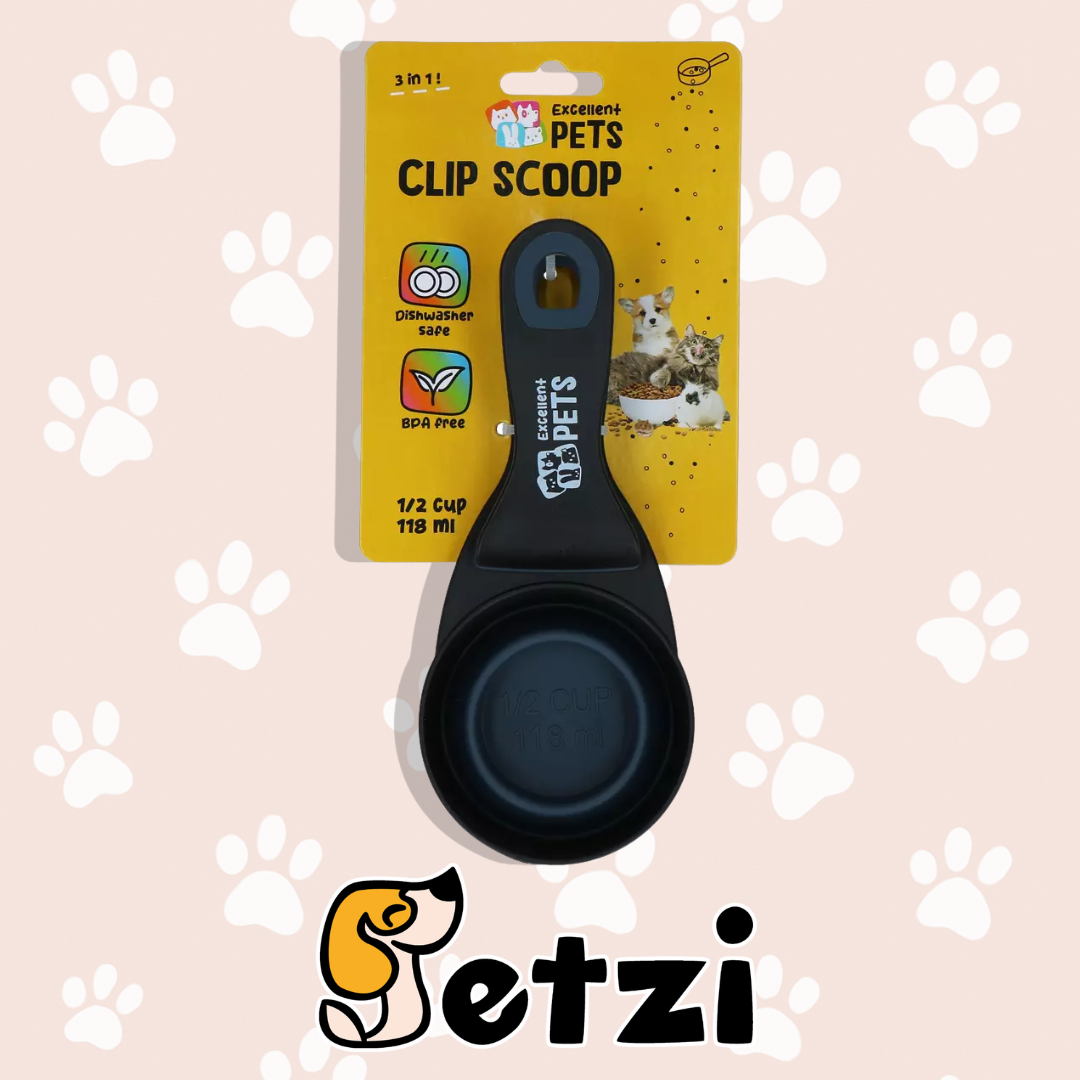 EXCELLENT PETS 3-IN-1 CLIP SCOOP 0,5 CUP
