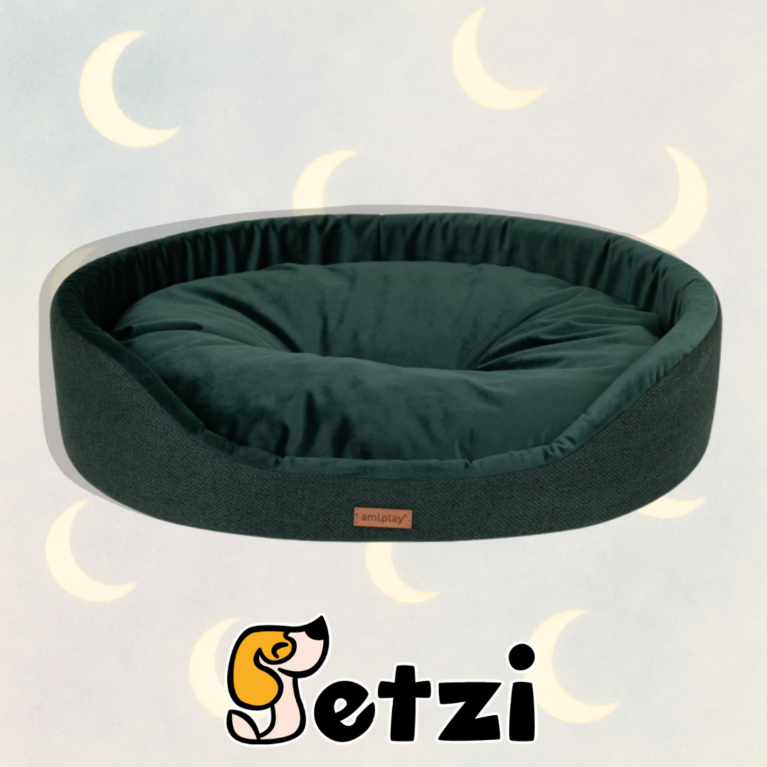 AMIPLAY LEGOWISKO OWALNE SIENA ZIELONE XL